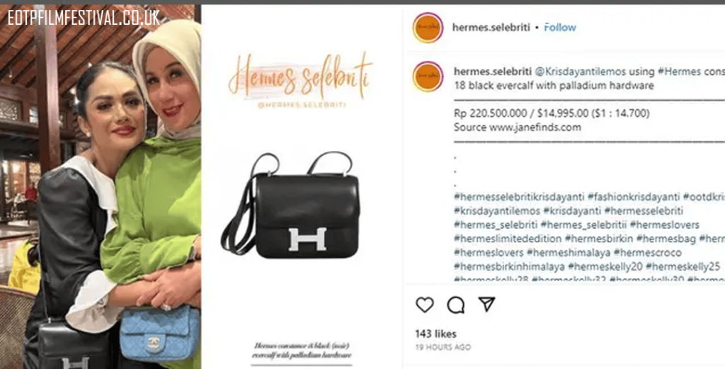 Warganet Soroti Krisdayanti yang Kembali Pamer Tas Hermes KD