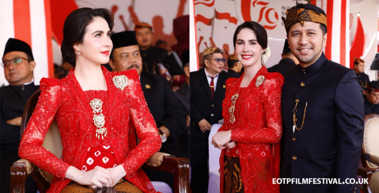 Tampil Bagai Bidadari, Arumi Bachsin Kenakan Kebaya Merah