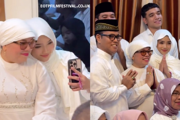 Fuji Berhijab di Momen Pengajian Frans Faisal