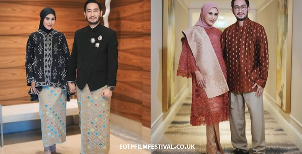 Model Kebaya Modern Couple untuk Lebaran Ala Syahnaz & Jeje